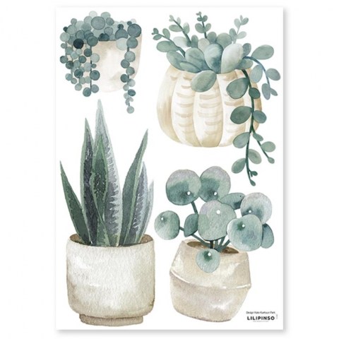 stickers-plantes-succulentes-watercolo-decoration-lilipinso-s1383 (Copy)